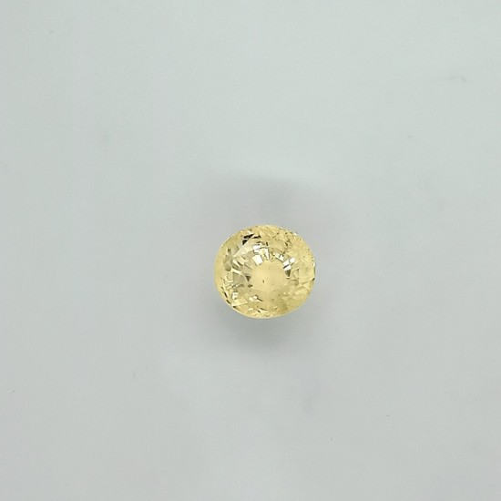 Yellow Sapphire (Pukhraj) 10.2 Ct Certified